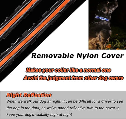 Prong Collar for Dogs, Reflective Covered Dog Spike Pinch Collar, Adjustable Dog Training Collar with Quick Release Buckle for Small Medium Large Dogs (M Size)