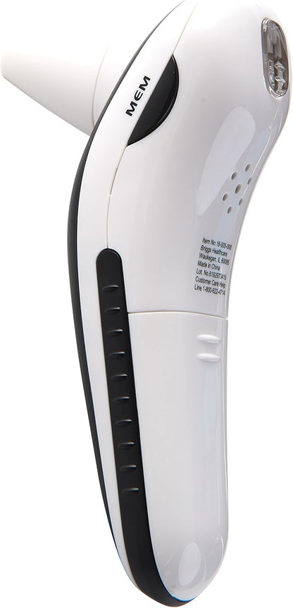 HealthSmart DigiScan Digital Accurate Infrared Thermometer, Instant Read Talking Forehead Thermometer, Ear Thermometer, For Babies, Children, and Adults, Black
