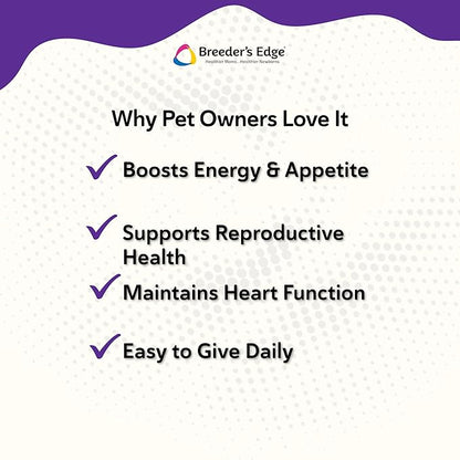 Breeder's Edge B Strong Liquid, Vitamin B for Dogs and Cats, Supports Canine and Feline Reproductive Health, Promotes Healthy Heat Cycles, Provides Energy, and Stimulates Appetite, 8 oz