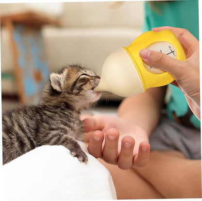 Totority Puppy Nursing Bottle Kitten Milk Bottle for Newborn Pets Easy Design Markings