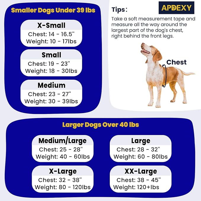 No Pull Dog Harness Freedom Walking, Easy Walk with Front and Back Stainless D-Rings, Sewn-in Instructions Tags for Easy Use, for Medium/Large Dogs Weight 40-60 lbs (Black, Med/Large)