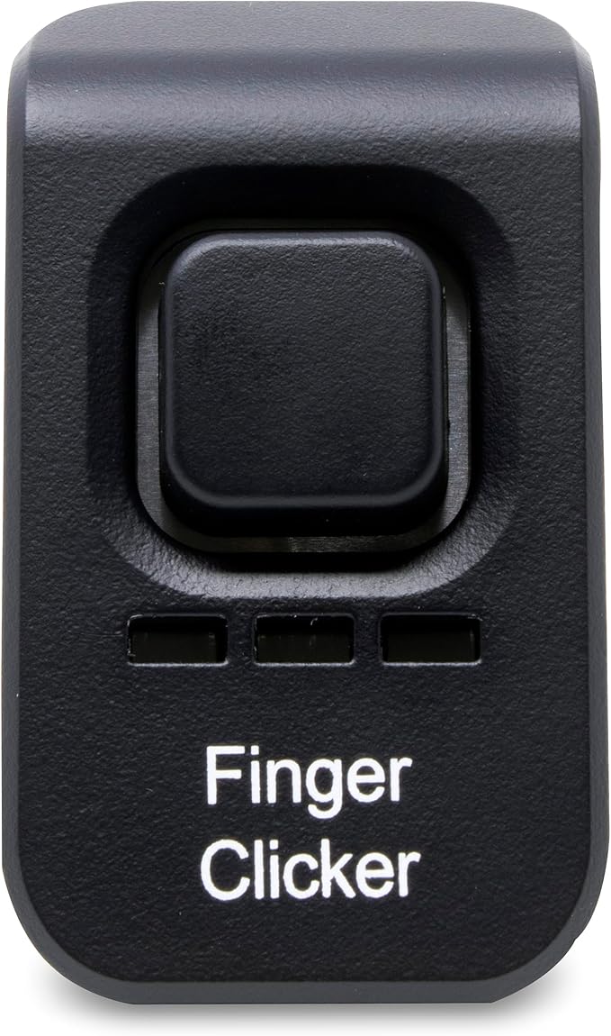 Educator Dog Training Finger Clicker with Audible Sound for Positive Reinforcement, Behavior and Obedience Pet Trainer, Blue
