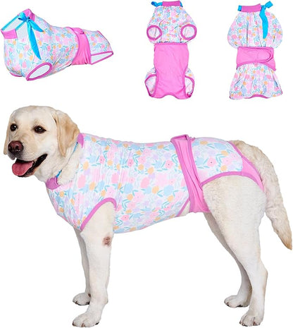 LovinPet Dog Onesie for Surgery Male - Dog Neuter Recovery Suit Male Female & Male Anti-Licking Protection Full Body Coverage for Anti-Shedding