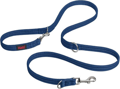 Halti Training Leash - Multifunctional Double-Ended Dog Leash, Ideal for Anti-Pulling Dog Training. Lightweight & Durable. Suitable for Medium to Large Dogs & Puppies (Size Large, Cobalt Blue, 2m)