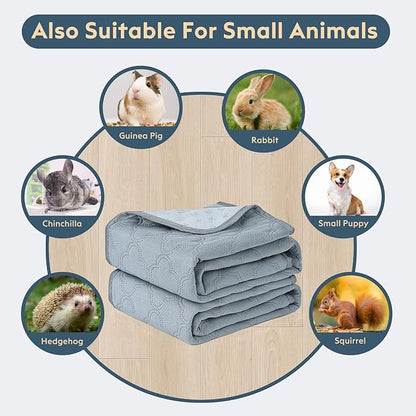 FunFurry Washable Pee Pads for Dogs - 4 Pack Reusable Pee Pads，Waterproof Puppy Pads，Pet Training Pads，Super Absorbent with Dog Paw Shape Non-Slip Backing (Light Grey, 18" X 24" - 4 Pack)