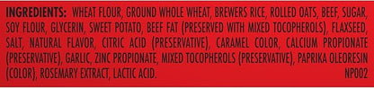 Milk-Bone Trail Mix Chewy & Crunchy Dog Treats, Real Beef & Sweet Potato, 20 Ounce (Pack of 2)