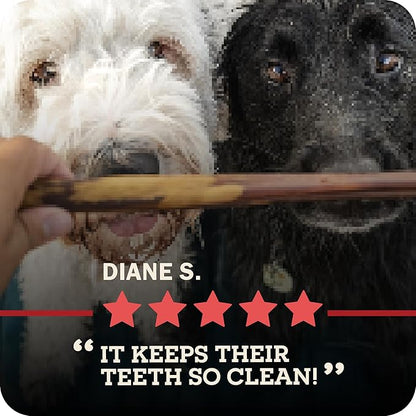 Redbarn 12" Bully Sticks for Dogs, Wrapped & Tagged Pet Chew Treat, Pack of 35
