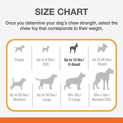 Nylabone Ring Bone Chew Toy for Puppies, Puppy Teething Toys, Puppy Enrichment Toys, Chicken Flavor, X-Small Dogs - Up to 15 lbs, 1 Count (Pack of 2)