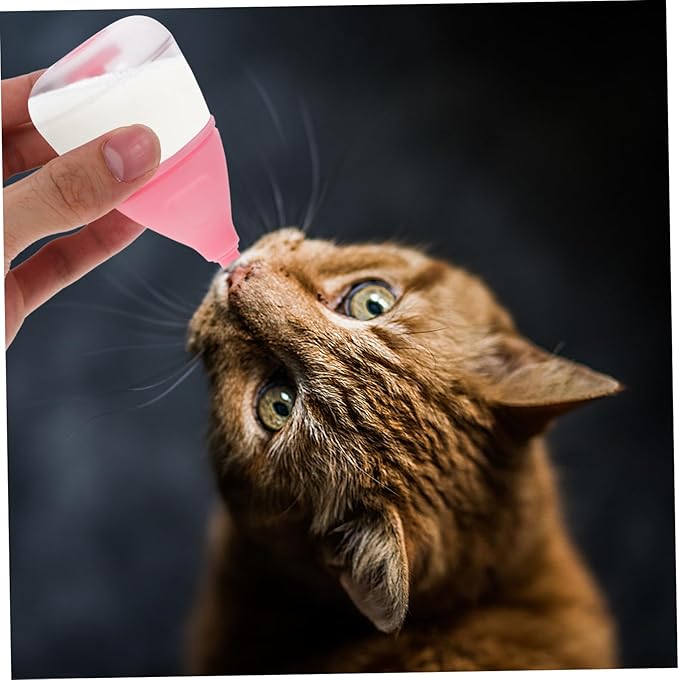 Toddmomy Portable Kitten Nursing Bottle Pet Feeding Bottle for Puppy Cat Kitten Milk Kit