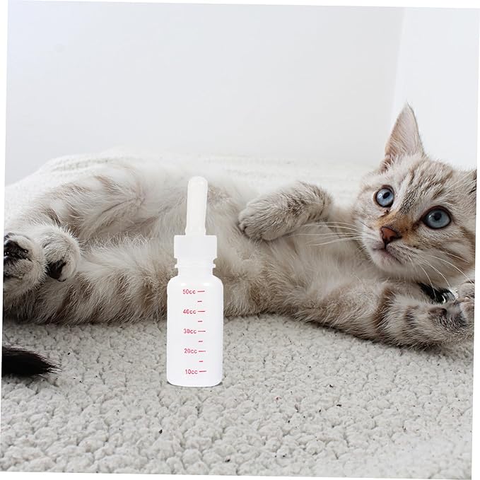 UPKOCH 3pcs Plastic Kitten Nursing Bottles Small Milk Bottles Dog Portable Nurser