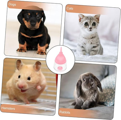 Toyvian Nursing Bottle for Puppy Feeding Bottle with Flow Nipples Easy to Lightweight Design for Kittens and Pets for Controlled Milk Feeding