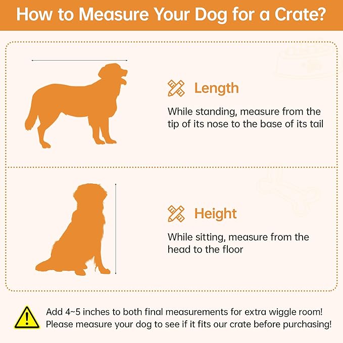 OtterOasis Large Dog Crate Furniture, 47.2'' Dog Kennel Indoor with 3 Storage Drawers and Hidden Feeding Bowl, Sturdy Wooden Dog Crate with 2 Doors and Adjustable Shelf for Small, Medium Dogs