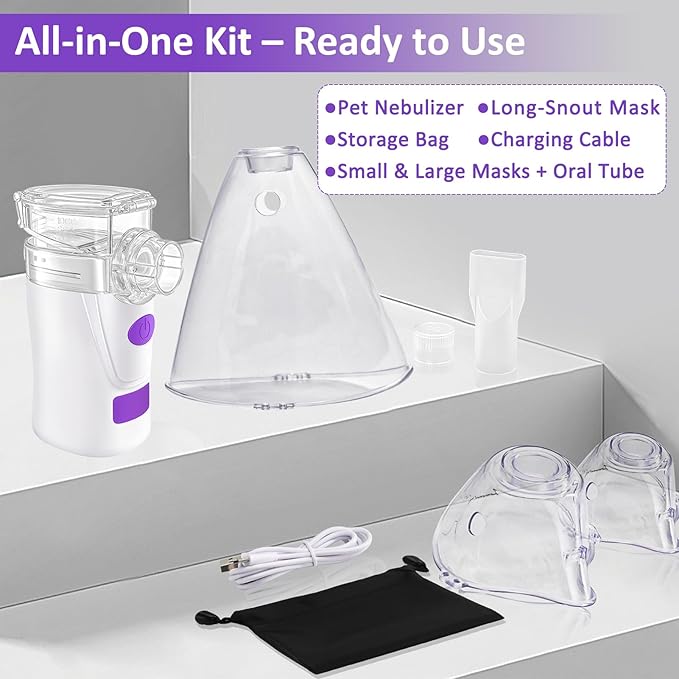 Dogs Nebulizer for Breathing Problems
