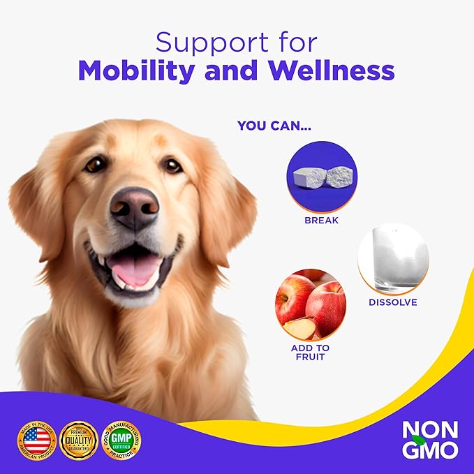 Jack & Milo - Probiotics for Dogs, Digestive Enzymes, Allergy & Immune Support Probiotic-Dog Probiotics, Veterinary Grade, 7.5 Billion CFU's +Pancreatic 4X, Unique Blend- USA Made, 120 Tablets