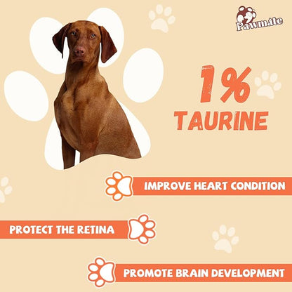 Pawmate Dog Treats Large Breed, Chicken Wrapped Rawhide Bones 6.5'', Large Size Long Lasting Dog Chews with Taurine, Teeth Cleaning Training Treats Snacks for Medium Large Dogs, 4 Counts, 10.6 oz