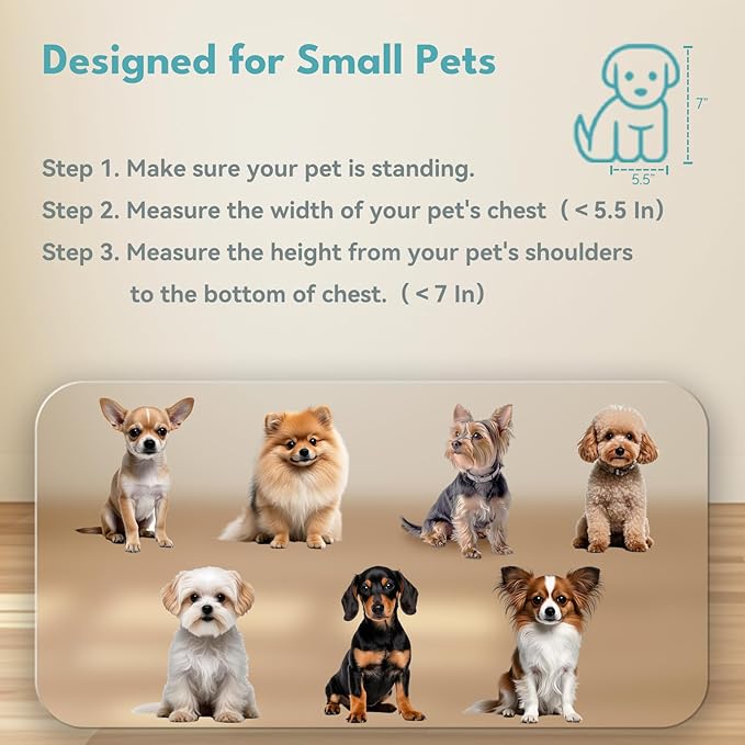 No Pawblems Dog Gate with Small Pet Door, 16"-42.7" Adjustable Metal Short Dog Gate to Step Over, 16.5" Tall, with 3 Extension Kits, Pressure Mounted, for Doorways & Stairs, Black