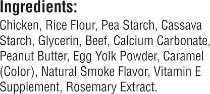 DreamBone Grill Masters T-Bones, Small, Rawhide-Free Chews for Dogs (1 CASE of 24 Individual Packs of 8 Count)