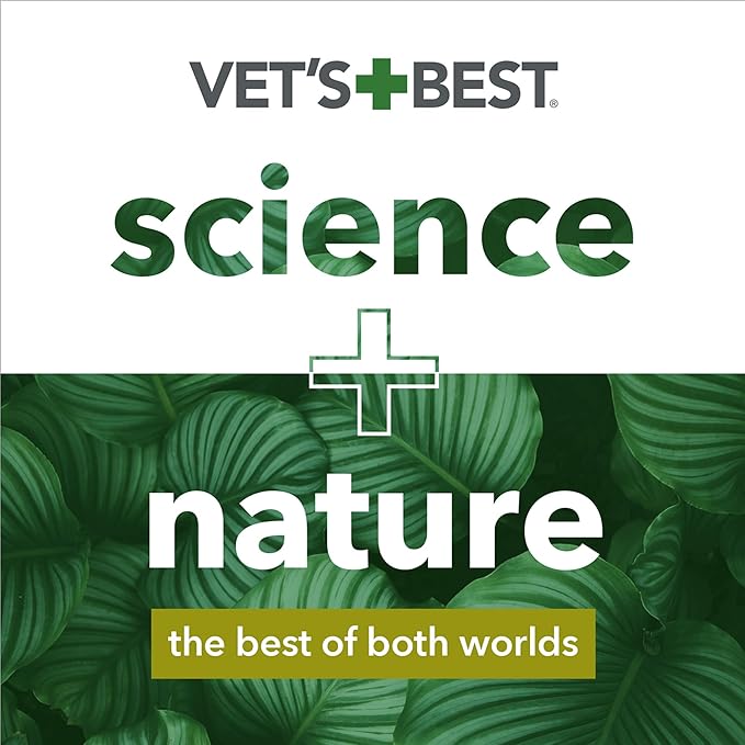 Vet’s Best Botanical Flea and Tick Drops for Medium Dogs, Plant-Based Spot-On Treatment with Certified Essential Oils, Topical Flea and Tick Prevention and Control, Botanical Pest Care, 4 Month Supply