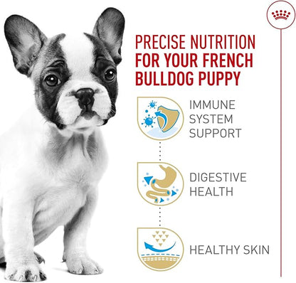 Royal Canin Breed Health Nutrition French Bulldog Puppy Dry Dog Food, 3 lb Bag