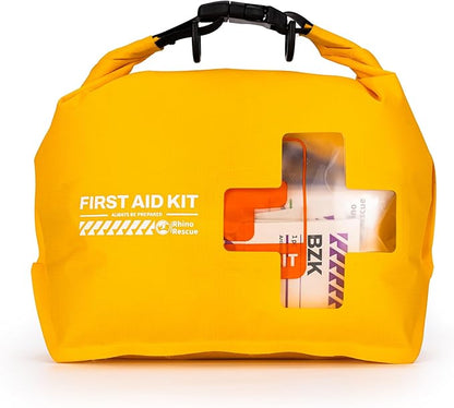 RHINO RESCUE Bundle - Pet First Aid Kit, Emergency Medical Supplies for Dogs & Cats, Safety Essentials Pack with Thermometer+Waterproof First Aid Kit, Lightweight Boat Dry Bag