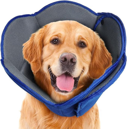 Dog Cat Cone Collar Soft Breathable Cone for Dogs After Surgery to Stop Licking,Cat Recovery Collars & Cones Alternative Dog Cat Cone Collar Soft