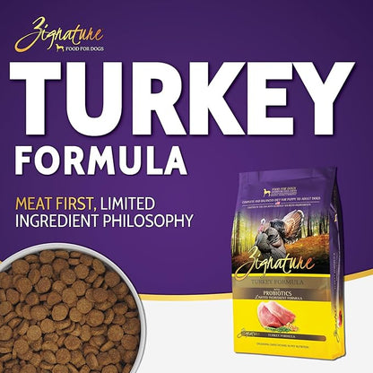Zignature Turkey Limited Ingredient Formula Dry Dog Food 12.5 lb
