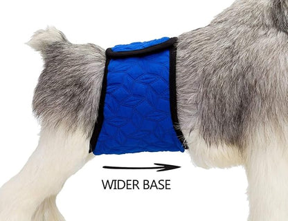 Mkono Male Dog Belly Band Wraps Washable Dog Diapers Male for Small and Medium Dogs (3 Pack), Waist 14.2 Inches to 20 Inches