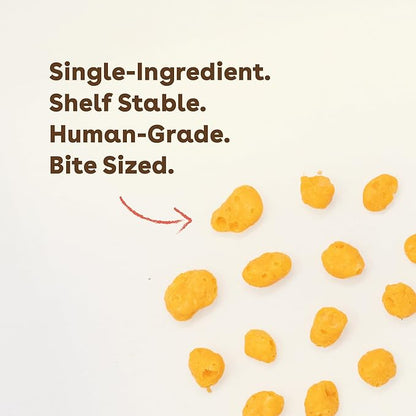 Pupford Training Treats for Dogs & Puppies, 400+ Single Ingredient Bites (Cheddar, 5 oz)