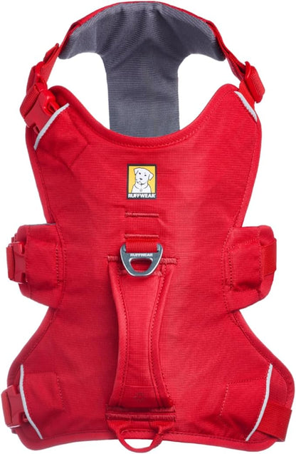 Ruffwear, Web Master, Multi-Use Support Dog Harness, Hiking and Trail Running, Service and Working, Everyday Wear, Red Canyon, Large/X-Large
