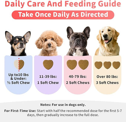 Salmon Oil for Dogs Skin & Coat, 13 in 1 Wild Alaskan Fish Oil for Dogs - Omega 3 EPA & DHA & ALA Fatty Acids, Dog Allergy Relief Chews, Joint & Immune Support, 135 Count, Chicken Flavor, Soft Chews