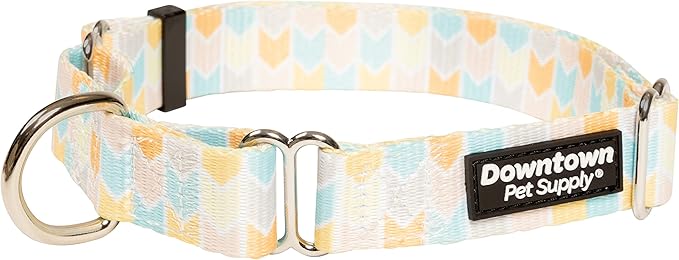 Downtown Pet Supply - Martingale Collar for Dogs - Dog Training Collar - Big, Wide & Thick Dog Collar - Escape-Proof, Weatherproof, Durable and Comfortable - Chevron - Large Dog Collar