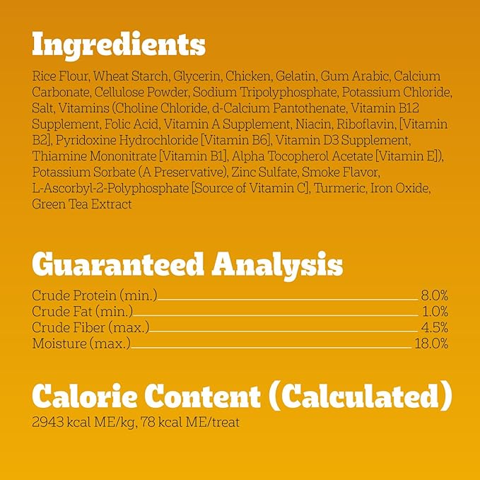 Pedigree Dentastix Large Dog Treats, Original Flavor with Real Chicken, (4) 18ct Bag (72 Treats Total)