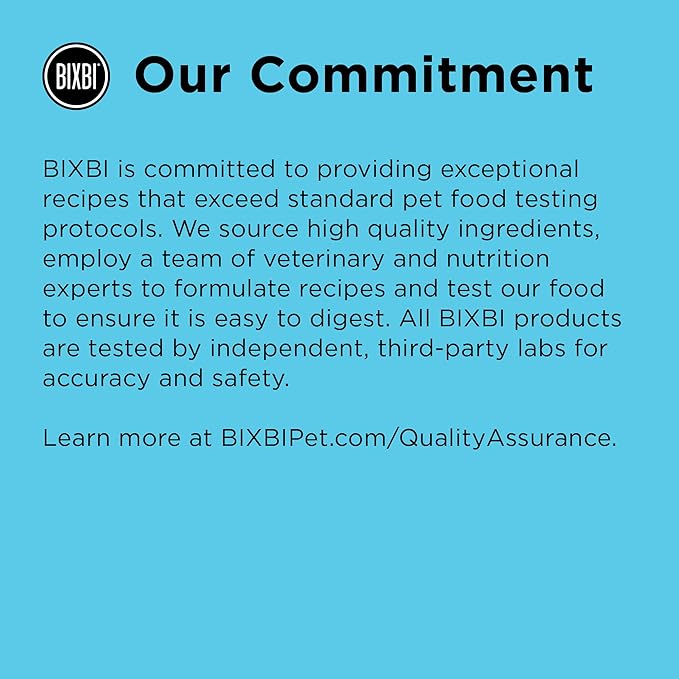 BIXBI Liberty Grain-Free Dry Dog Food, Chicken Recipe – Fresh Meat, High Protein, No Meat Meals – USA Made, 4 lbs