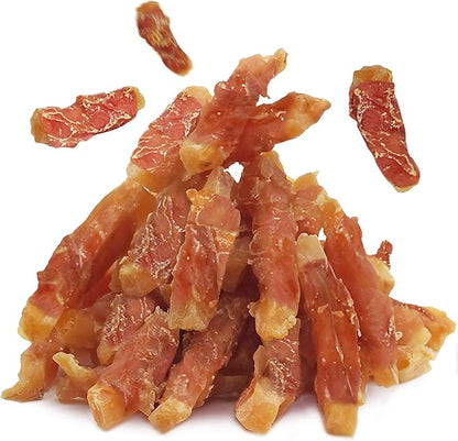 MON2SUN Chicken Wrapped Sweet Potato Dog Treats for All Breeds, Rawhide-Free Soft Chews for Training, No Artificial Colors, 10 oz