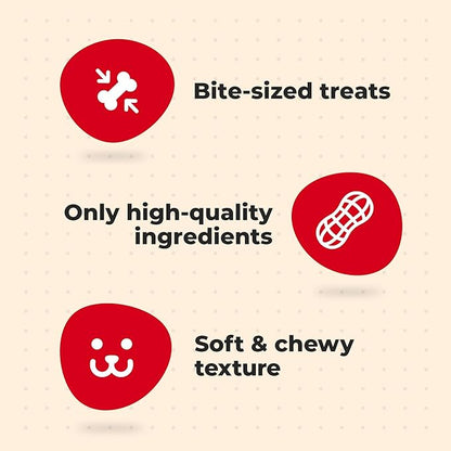 Milk-Bone Peanut Buttery Bites, Soft Dog Treats with Jif Peanut Butter, 24 Oz. Bag