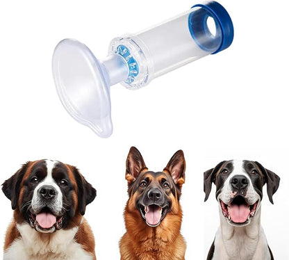 Pet Inhaler Spacer with Face Mask, Handheld Aerochamber for Pets, Dog Inhaler Spacer with Comfortable Mask, Aero Chamber (for Dogs Large & XL)