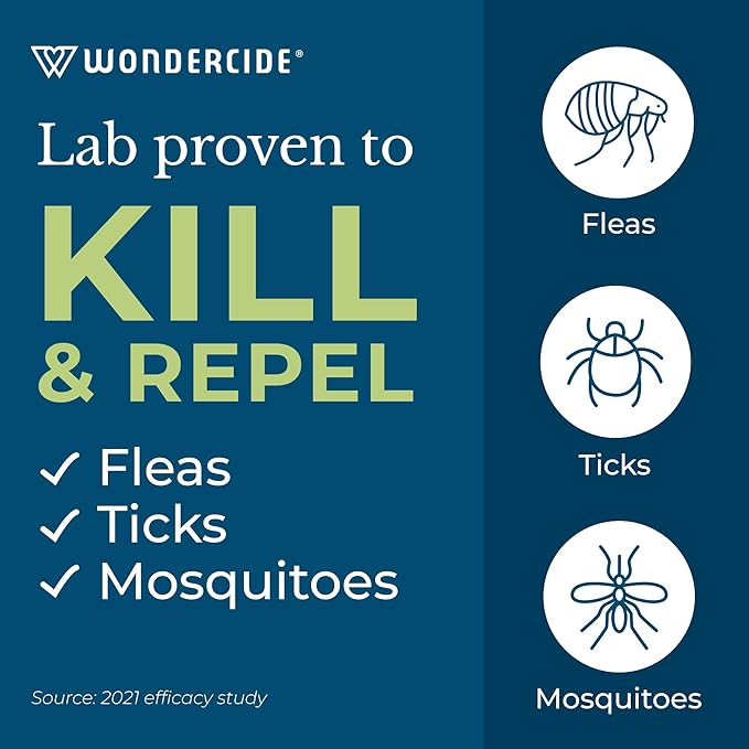 Wondercide Peppermint Flea & Tick Spray for Pets Plus Home with Natural Essential Oils 16 fl. oz.