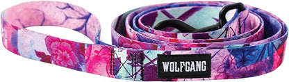 Wolfgang Heavy Duty Dog Leash, Pull-Tested to Over 800 lbs for Walking & Training, Daydream Print, Small