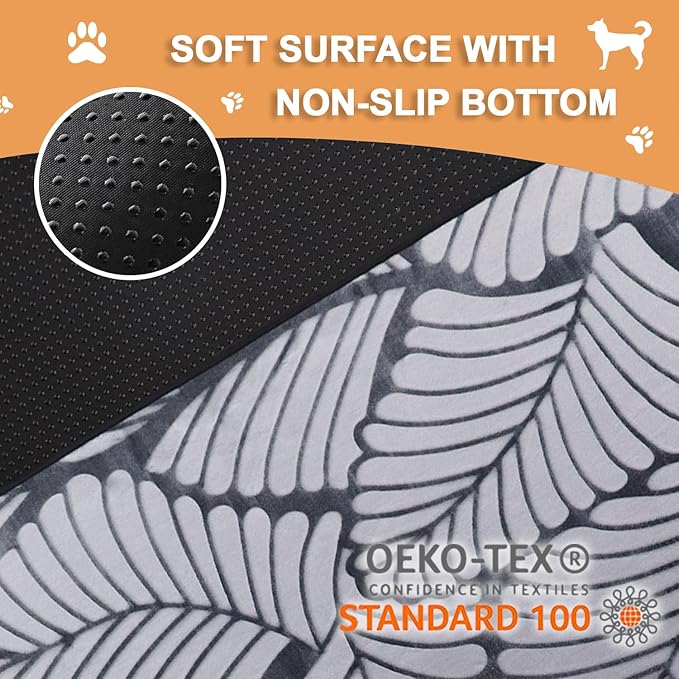 Qeils Reusable Puppy Pads, Washable Pee Pads for Dogs, Extra Large Waterproof Non Slip Wee Wee pad, Absorbent and Leakproof Training Mats for Potty, Crate, Playpen, Bed, Sofa, 63"x 63"