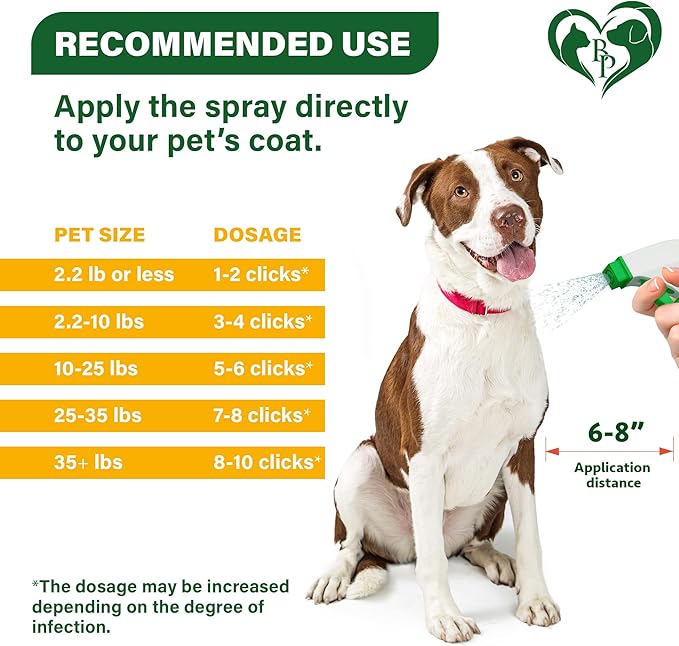 Natural Flea and Tick Home Spray for Dogs, Cats & Ferret - Mosquito, Bug Repellent & Carpet Flea Killer - Pet Pest Control & House Flea Treatment Indoor - Organic Prevention for Safe