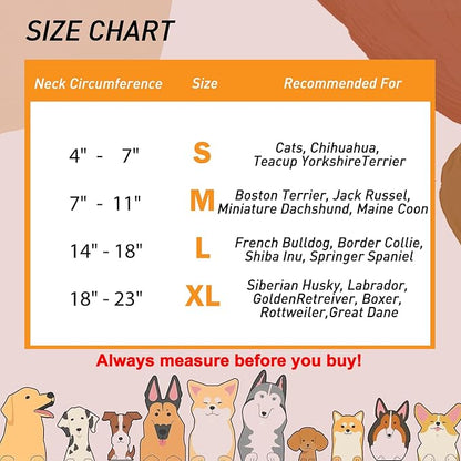 Inflatable Dog Cone Collar-Soft Protective Cone for Dogs After Surgery,Dog Donut Collar for Large Medium Small Dogs and Cats (Blue,Medium)