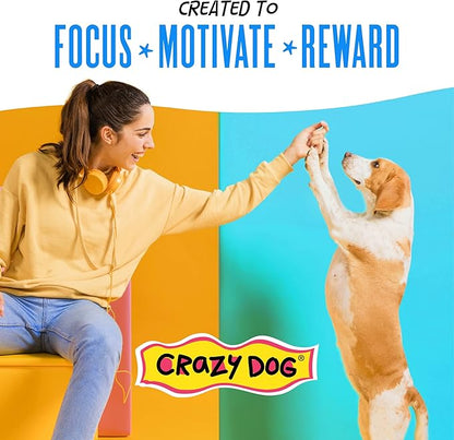 Crazy Dog Train-Me! Training Treats 16 oz. Bag, Bacon Flavor, with 400 Treats per Bag, Recommended by Dog Trainers