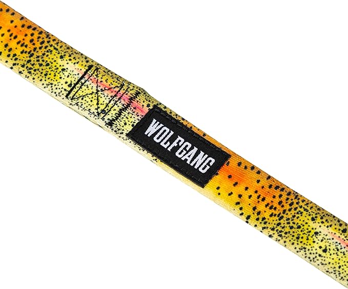 Wolfgang Heavy Duty Dog Leash, Pull-Tested for Walking & Training, CutBow Print, Dual Handle Large