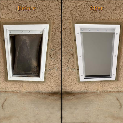 Dog Door Replacement Flaps,Large Dog Door Compatible with PetSafe Freedom PAC11-11039,Measures 10 1/8" x 16 7/8",Easy to Replace,Sturdy Weather-Proof & No Warped