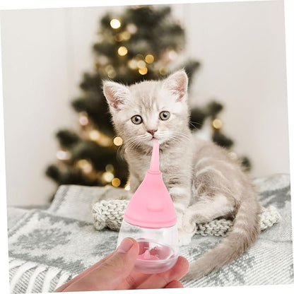 Mipcase Kitten Puppy Nursing Bottle Pet Feeder Silicone Milk Feeder Design Auto-Stop Cap