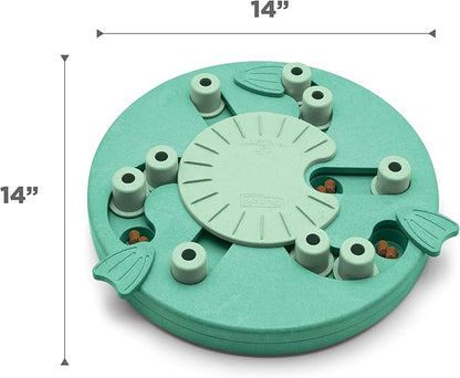 Outward Hound by Nina Ottosson Dog Worker Treat Puzzle Enrichment Toy, Level 3 Advanced, Green