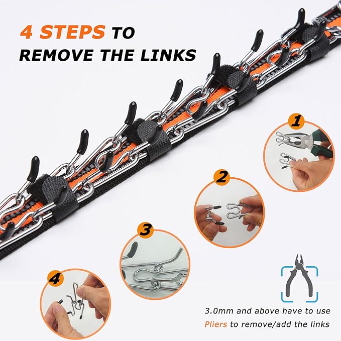 Prong Collar for Dogs, Reflective Covered Dog Spike Pinch Collar, Adjustable Dog Training Collar with Quick Release Buckle for Small Medium Large Dogs (M Size)