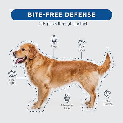 FirstAct Plus Flea Treatment for Dogs, Medium Dogs 23-44 lbs, 3 Doses, Same Active Ingredients as Frontline Plus Flea and Tick Prevention for Dogs