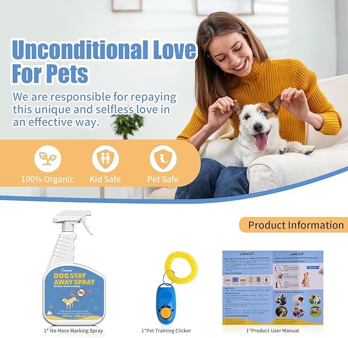 Pet No More Marking for Indoors & Outdoor Use, 32 Oz Keep Your Dog from Peeing Indoors and Outdoors