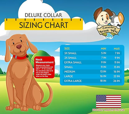 Country Brook Petz - Deluxe Black and Gold Football Fan Dog Collar and Leash - Sports and Athletics Collection Featuring Spirited Designs (5/8 Inch, Small)